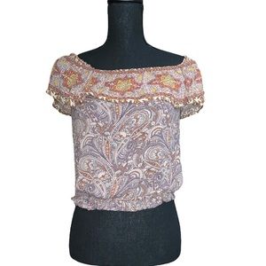 American Eagle boho top size xs